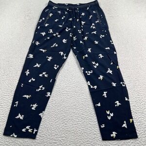 Anthropologie Hei Hei Joggers Pant Women S Lounge Finna Origami Print Blue Rayon